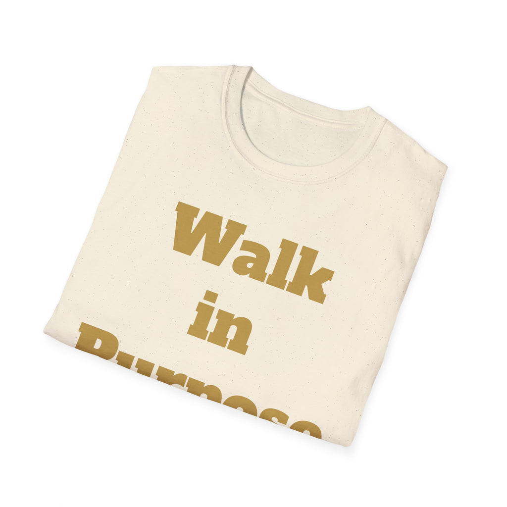 Walk in Purpose T-Shirt — Inspirational Faith Graphic Tee