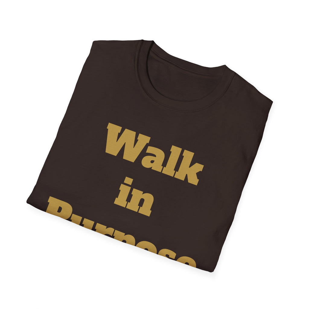 Walk in Purpose T-Shirt — Inspirational Faith Graphic Tee