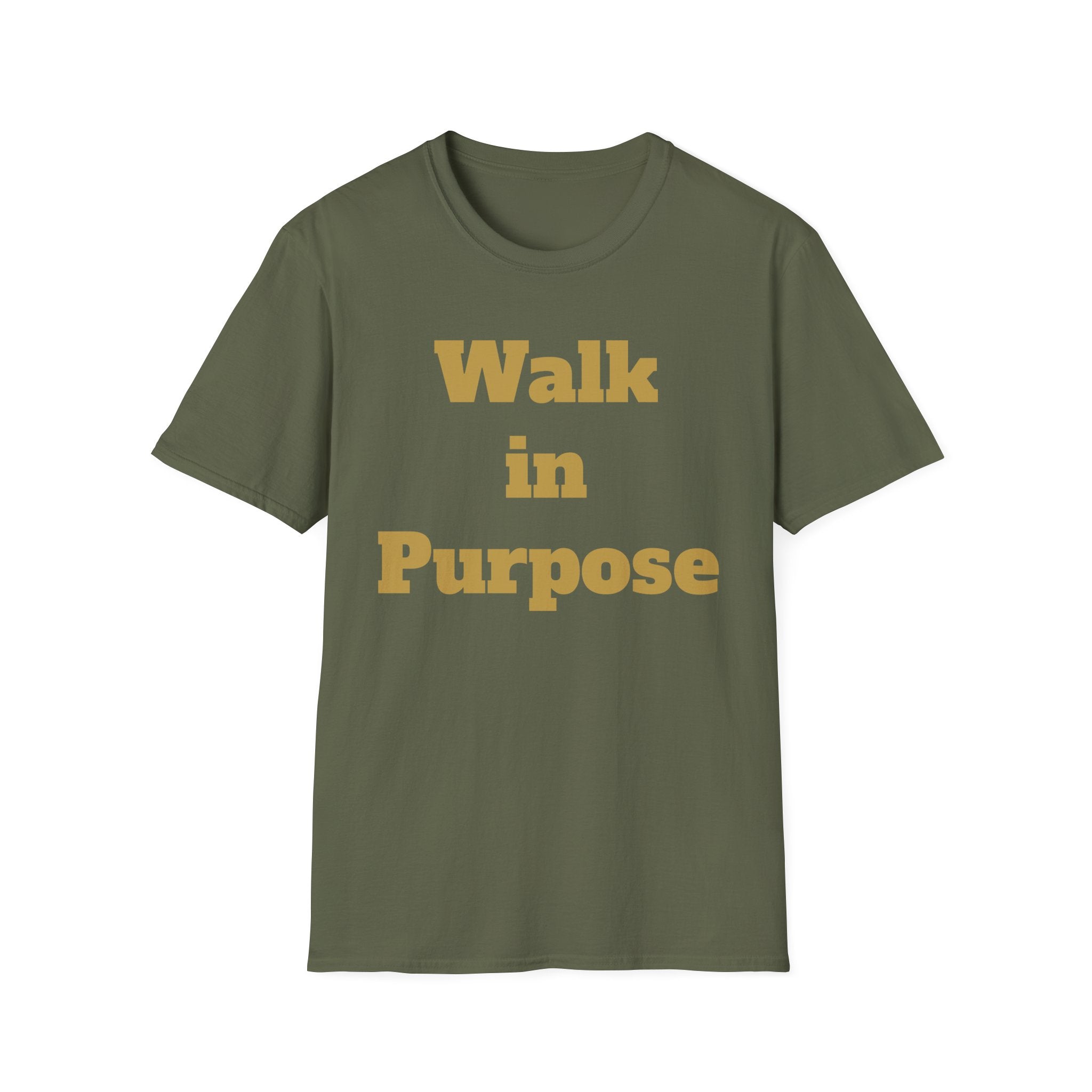Walk in Purpose T-Shirt — Inspirational Faith Graphic Tee